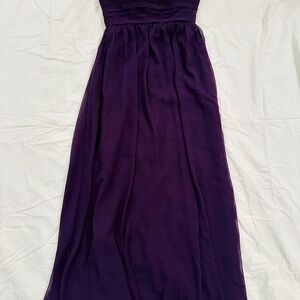 Bill Levkoff Deep Purple Maxi Dress